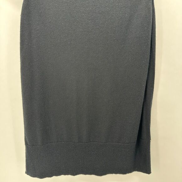 Lafayette 148 New York Cashmere Silk Sweater Top Womens S Black Knit Preppy City - Picture 3 of 10